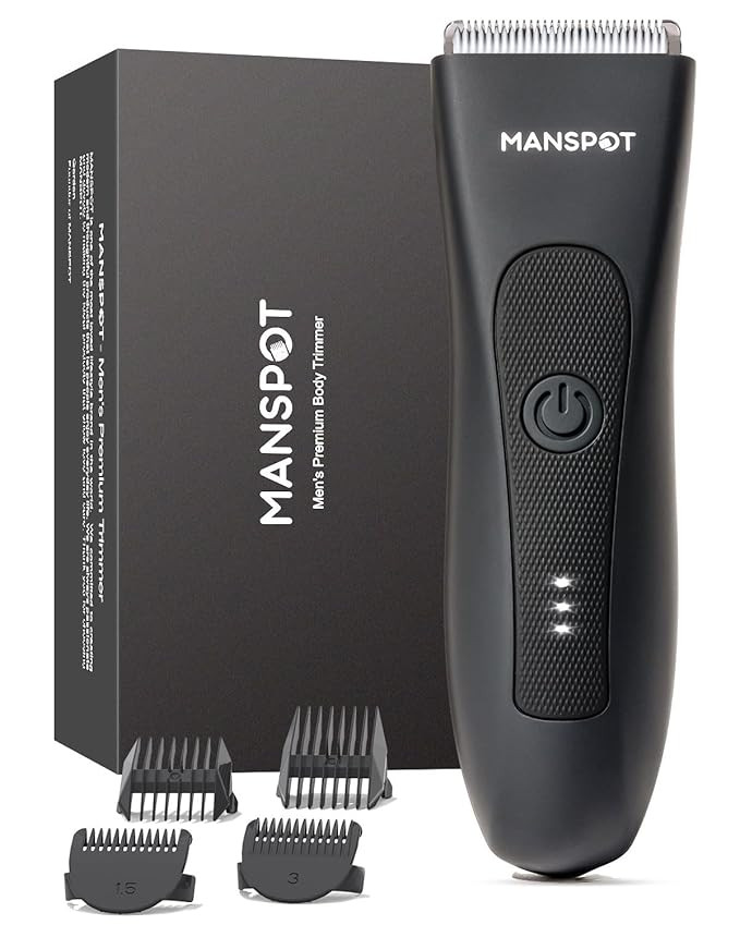 MANSPOT Manscape Groin & Body Hair Trimmer for Men, Electric Ball Pubic Trimmer Shaver,Manscape K... | Amazon (US)