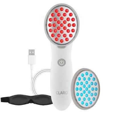 Spa Sciences Claro Acne Treatment Light Therapy System with Red & Blue LED Treatment Heads | Target