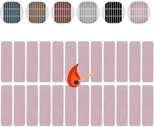 24 Count Sheet of Color Adhesive Match Striker Strip Stickers (2" x 1/2") | Replacement Stryker S... | Amazon (US)