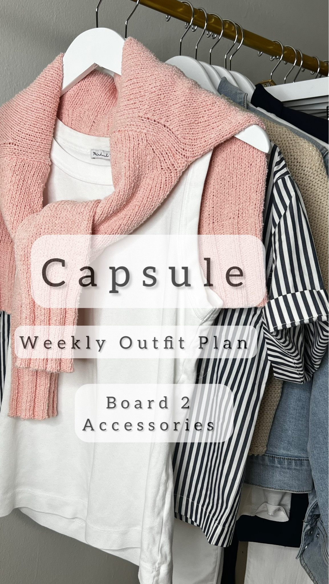 2nd board of 2 
A weekly outfit plan using items from a capsule wardrobe. You will be able to make multiple outfits from these items! 

 

#LTKWatchNow #LTKSeasonal #LTKOver40