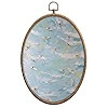 Vintage Aerial Surfers Oval Wall Art, Abstract Coastal Wall Decor, Tiny People Surfing Vintage De... | Amazon (US)
