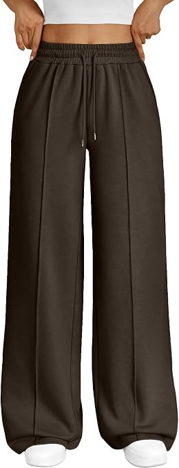 Trendy Queen Womens Wide Leg Sweatpants Baggy Loose Fall Barrel Casual Lounge Athletic Pants Comf... | Amazon (US)