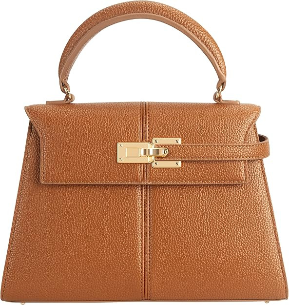 Women's Top-handle Handbags– Vegan Leather Vintage Top Handle Design with Adjustable Strap, Fas... | Amazon (US)