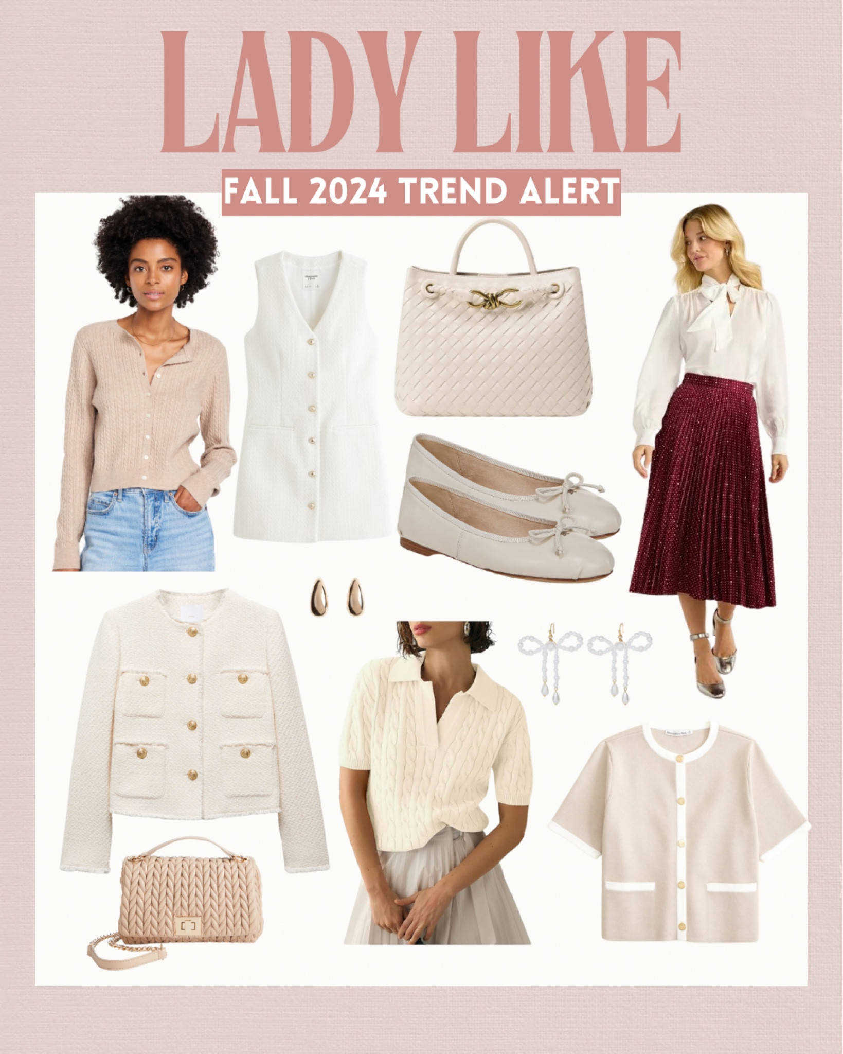 Ladylike fall trend 

#LTKSeasonal #LTKShoeCrush #LTKWorkwear