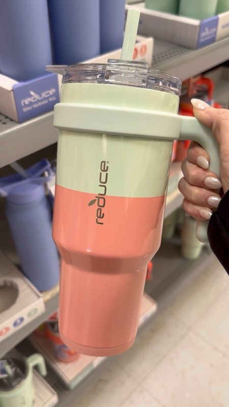 New spring and summer stainless steel tumblers out at Walmart. Keeps your drink cold for hours and comes in so many cute summer colors, neon and pastel. 
Walmart finds

#LTKfindsunder50 #LTKSeasonal #LTKVideo