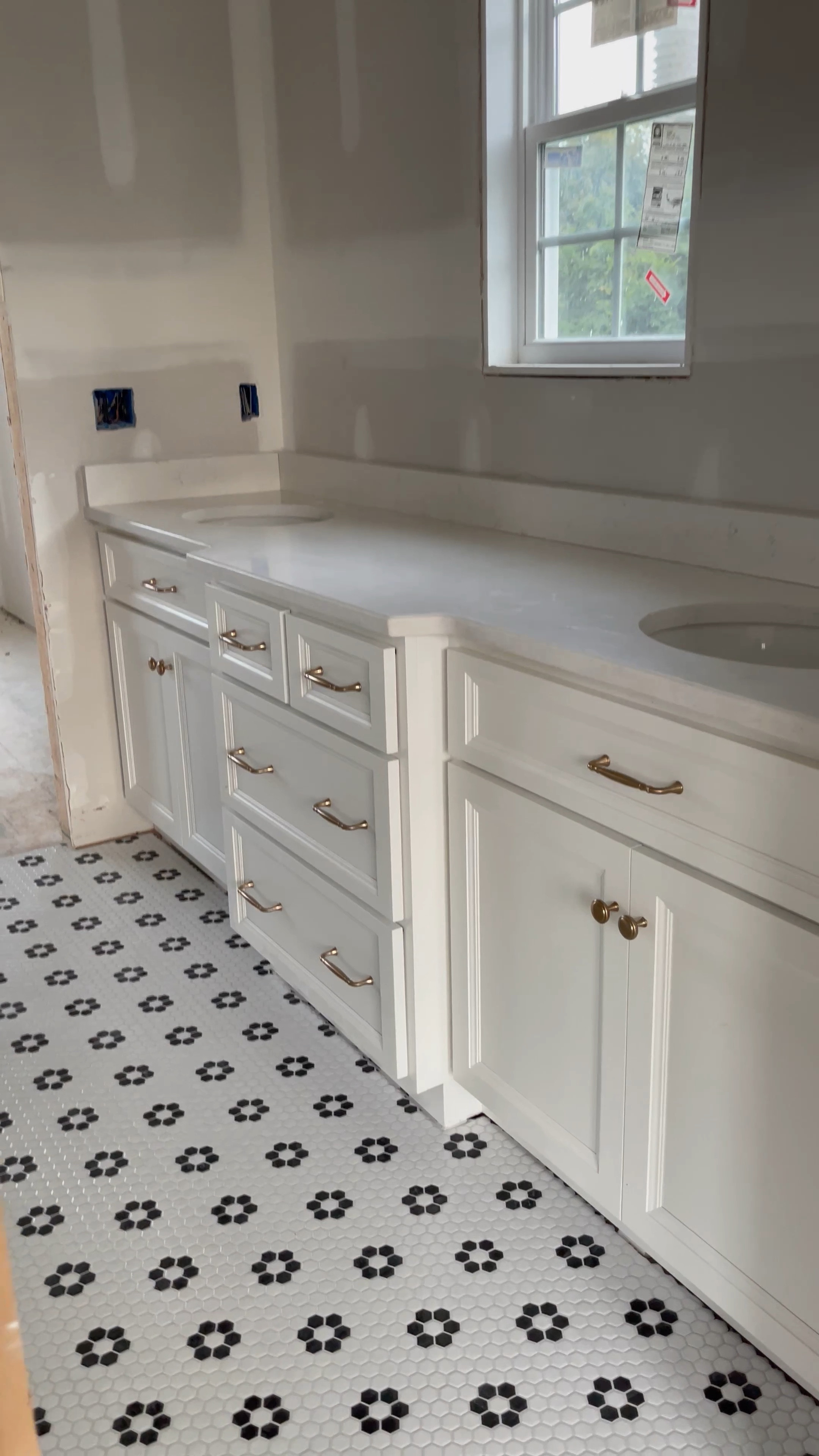 the sweetest tile for this shared bathroom for our girls! 💕

#LTKhome #LTKfamily #LTKkids