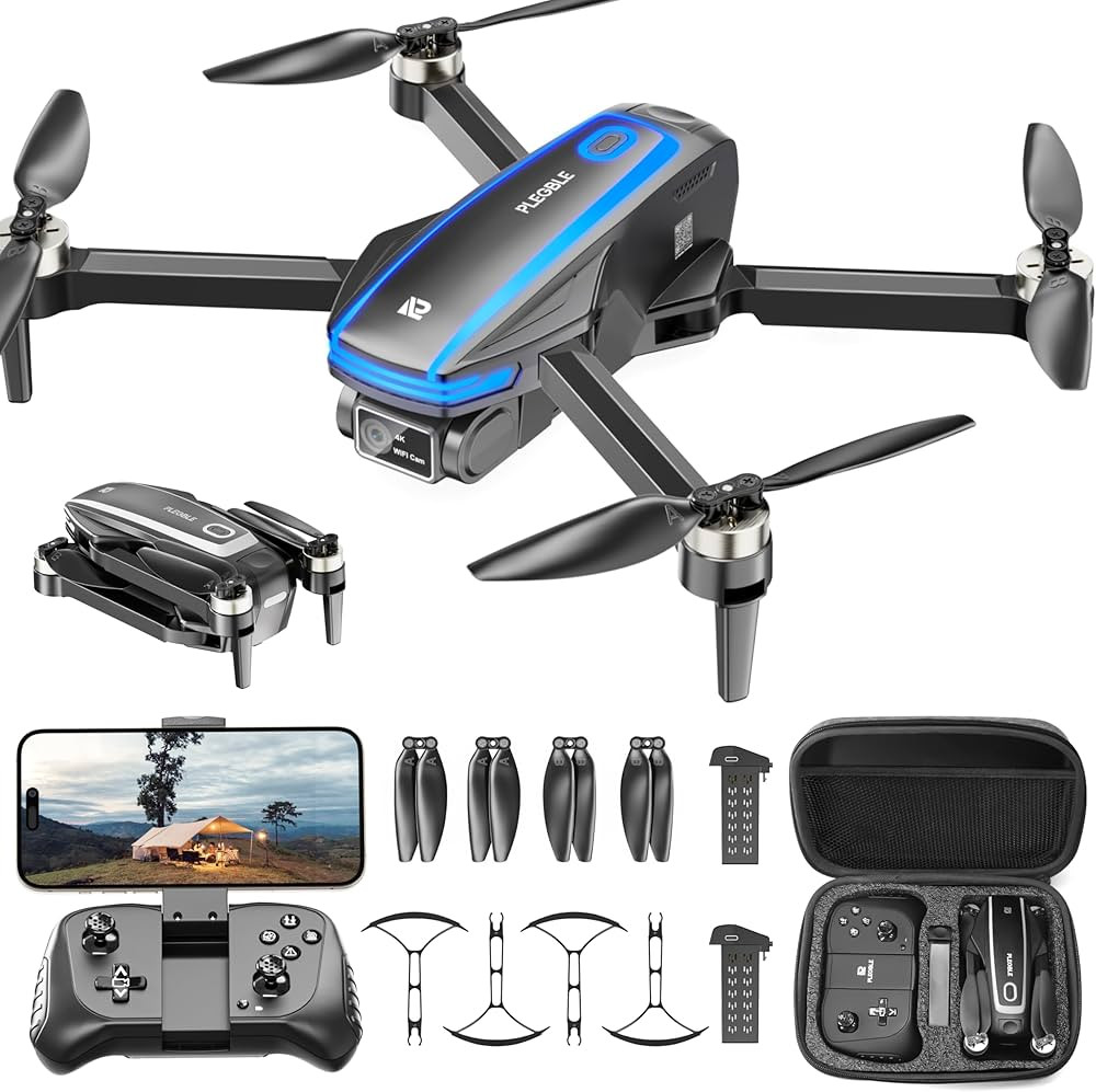 Drones with Camera for Adults 4K Brushless Motor Drone for Kids Beginners, FPV Foldable RC Quadco... | Amazon (US)