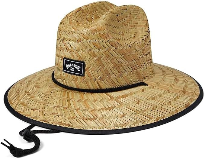 Billabong Men's Tides Print Straw Lifeguard Sun Hat | Amazon (US)