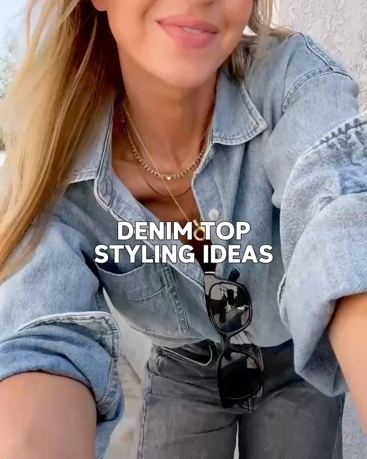 Denim Top Styling Ideas! 
Wearing size S in the wash ‘7 Yrs Pctr Blue'

#LTKgrwm #LTKSeasonal #LTKootd