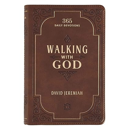 Walking with God Devotional - Brown Faux Leather Daily Devotional for Men & Women 365 Daily Devot... | Amazon (US)