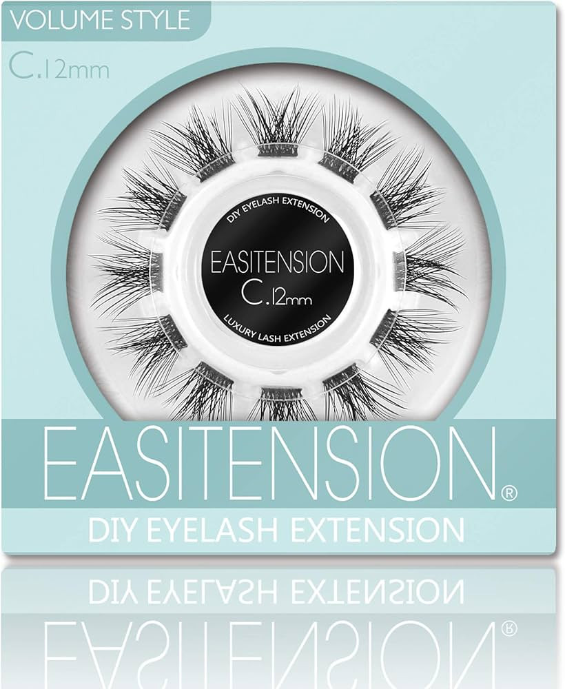 DIY Eyelash Extension, 3D Effect Individual Glue Bonded Clusters Volume Lashes pack, Home Eyelash... | Amazon (US)