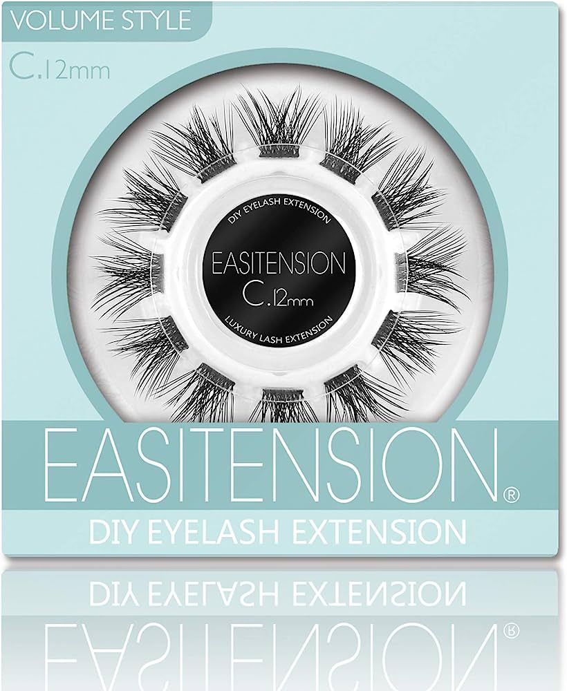 DIY Eyelash Extension, 3D Effect Individual Glue Bonded Clusters Volume Lashes pack, Home Eyelash... | Amazon (US)