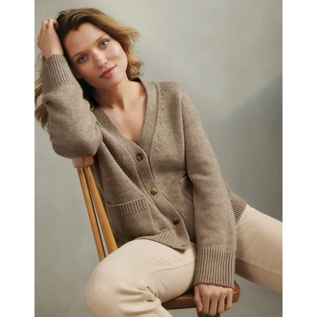 Boyfriend Cardigan with Wool | Jumpers & Cardigans | The  White Company | The White Company (UK)