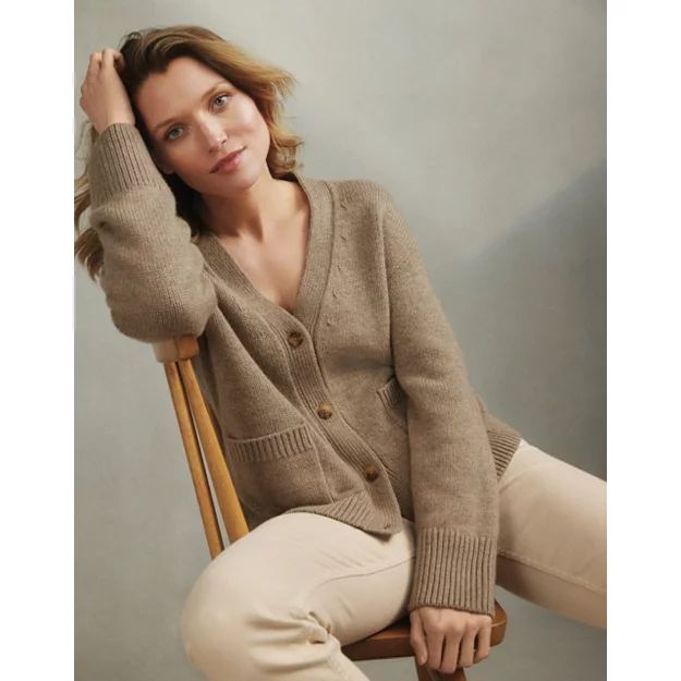 Boyfriend Cardigan with Wool | Jumpers & Cardigans | The  White Company | The White Company (UK)