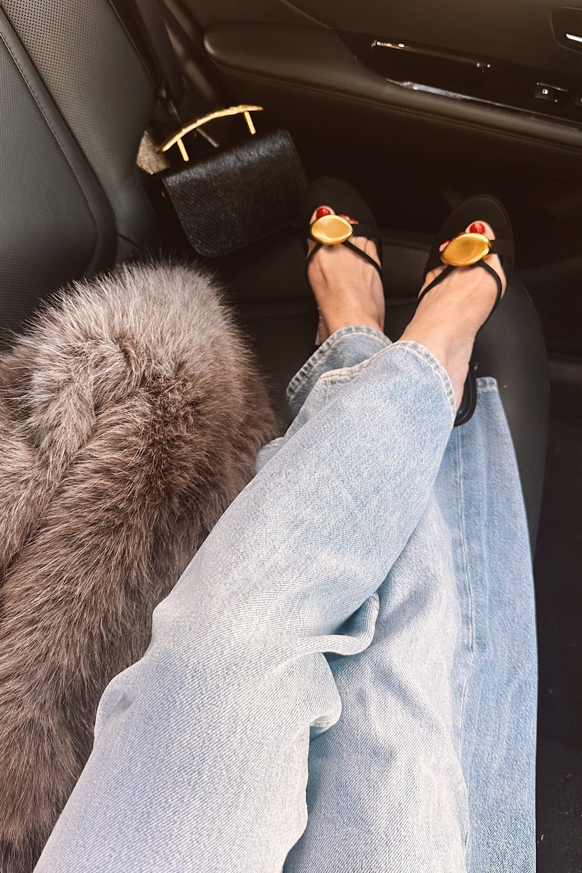 Transition season Friday night out: Summer-y sandals and faux fur coat. 🤭

#LTKShoeCrush #LTKFindsUnder100