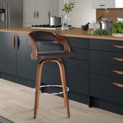Shelly Counter Height Bar Stool, Brown | Ashley