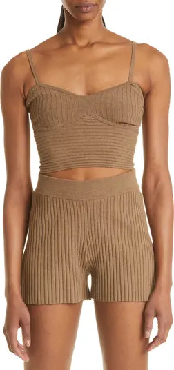 Rib Corset Crop Camisole | Nordstrom