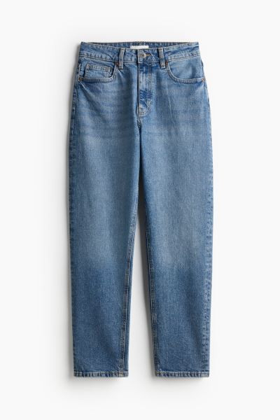 Slim Mom High Ankle Jeans - High waist - Ankle length - Denim blue - Ladies | H&M GB | H&M (UK, MY, IN, SG, PH, TW, HK)