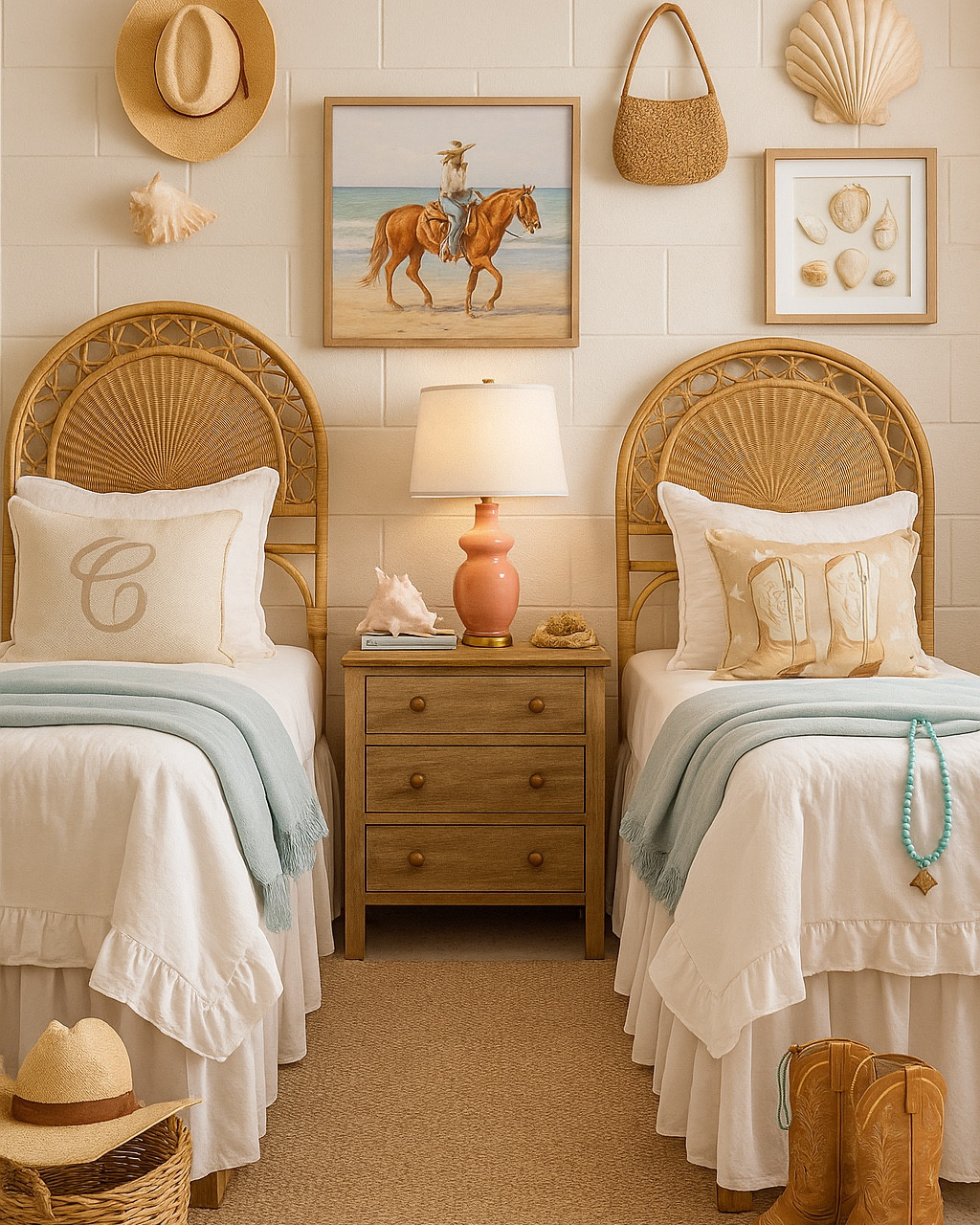 Coastal cowgirl dorm design!! 

#LTKHome #LTKStyleTip #LTKSaleAlert
