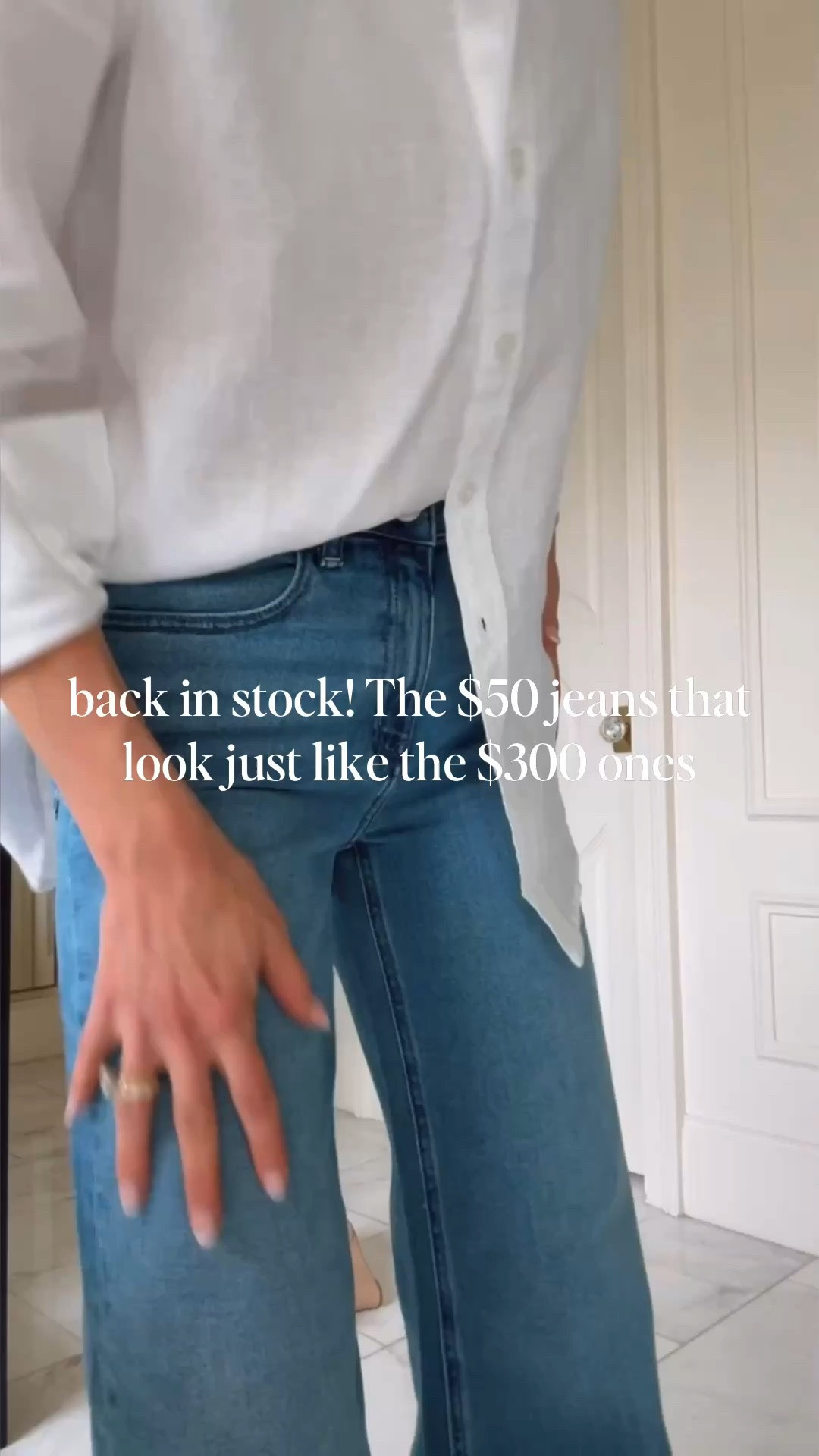 My top 5 items I would recommend from @quince #quincepartner

Jeans fit tts in seaside blue