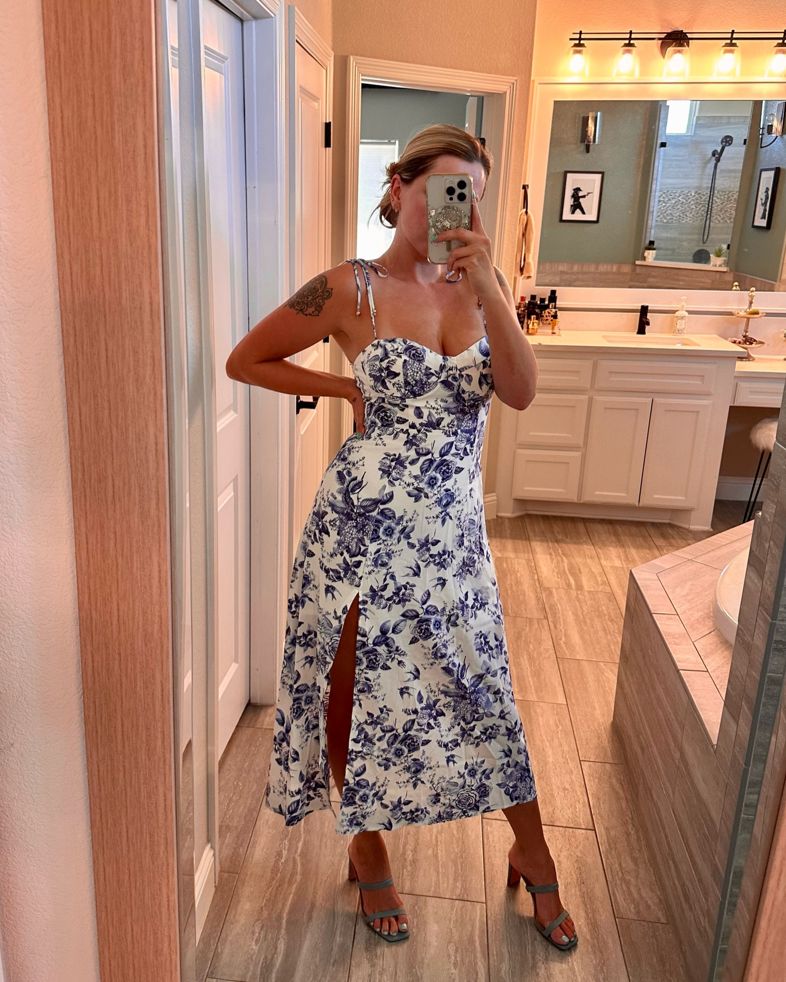 Floral tie strap midi dress

#LTKSaleAlert #LTKSeasonal #LTKWedding