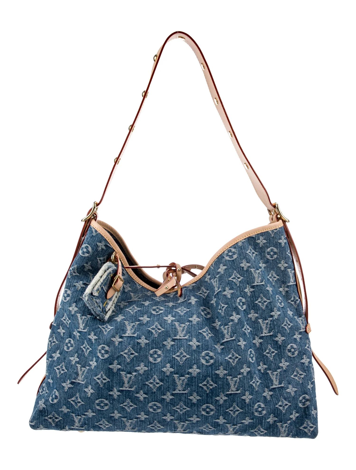 Monogram Denim CarryAll MM | The RealReal