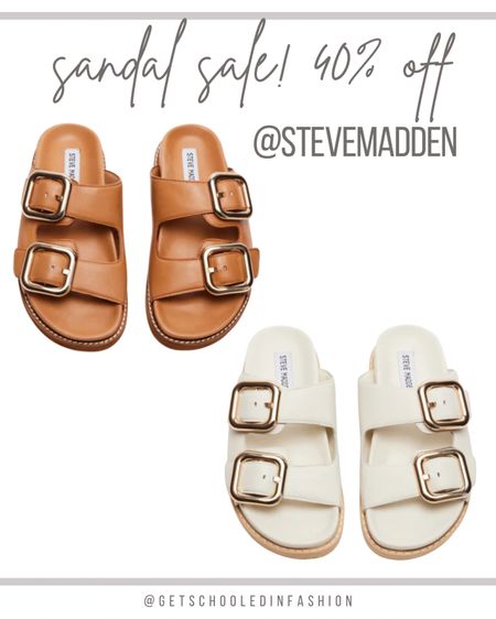 Steve Madden sandals 

#LTKShoeCrush #LTKFindsUnder100 #LTKSaleAlert