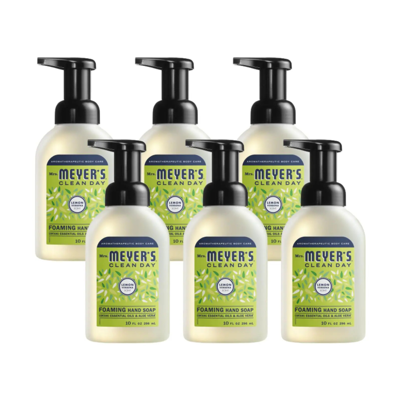 Mrs. Meyer's Clean Day Mrs. MEYER'S Foaming Hand Soap Lemon Verbena 10 fl oz (Pack of 6) | 12166 | Lowe's