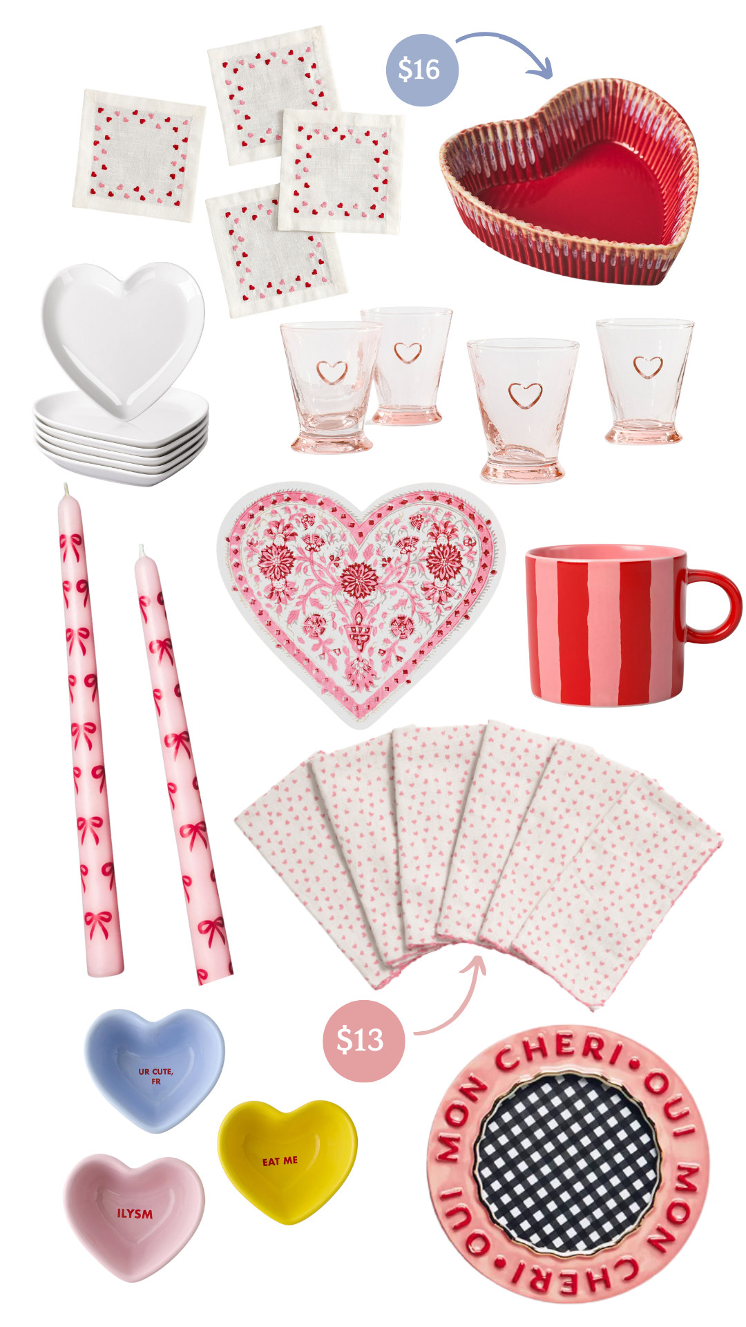 Valentine's Day decor! Cute pieces for decorating or hosting. 

Valentine's Day, decor, red decor, hearts, heart decor, plates, heart plates, Valentine's decorations, coffee mug, candles, glasses, home 

 #LTKSeasonal #LTKHome #LTKParties