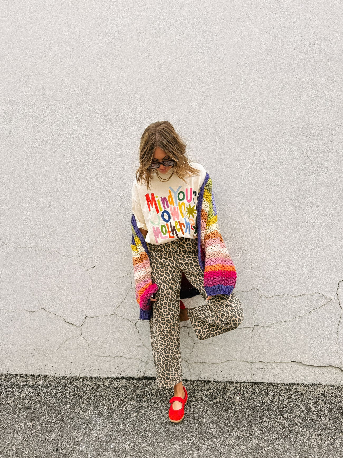 vervet | leopard lady barrel jeans | Etta+East