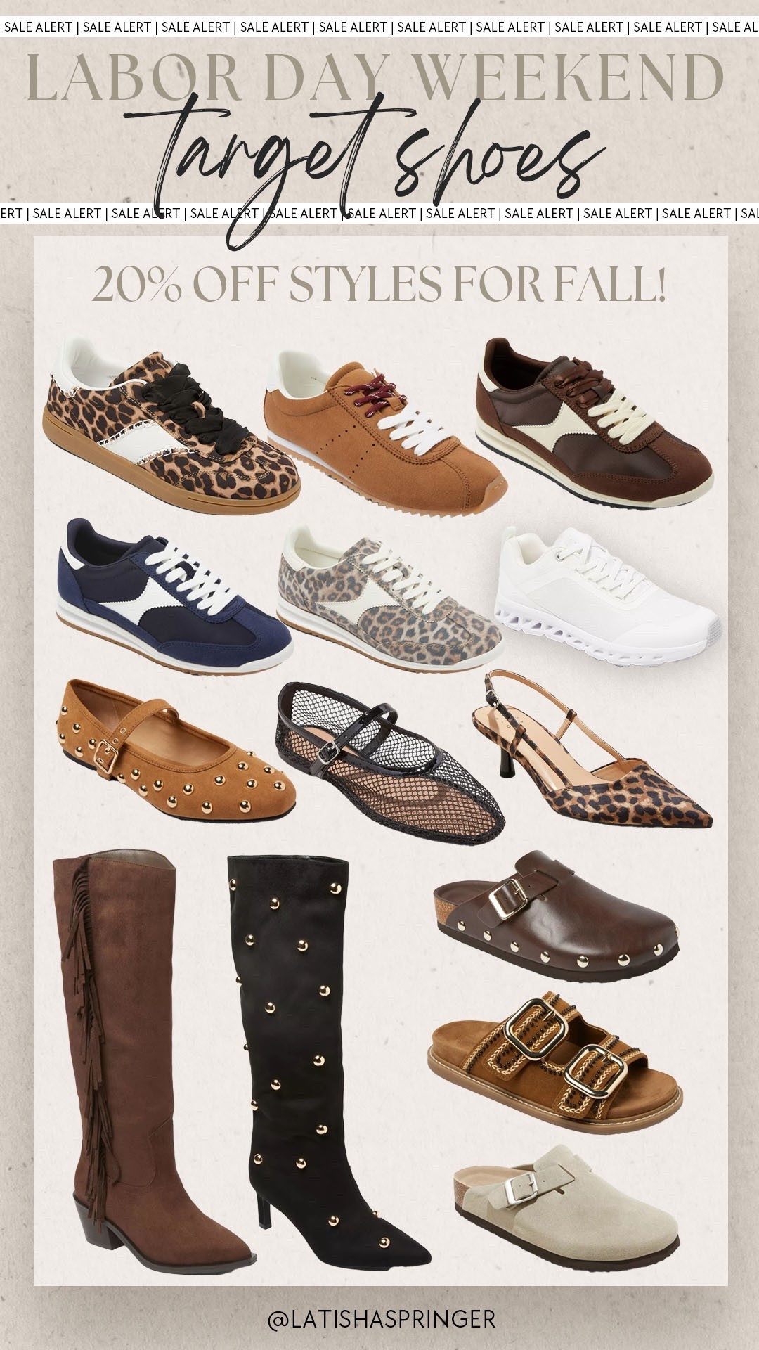 LDW Deal! 20% off Target shoes! 

#targetdeals

Target deals. Target shoes. Target fashion. Target new arrivals. Target fall shoes. Target finds. Target designer style shoes  

#LTKShoeCrush #LTKSeasonal #LTKSaleAlert