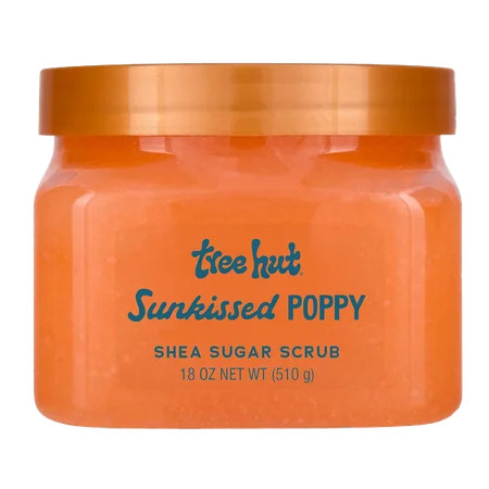 Tree Hut Sunkissed Poppy Shea Butter Sugar Body Scrub, 18 oz | Walmart (US)