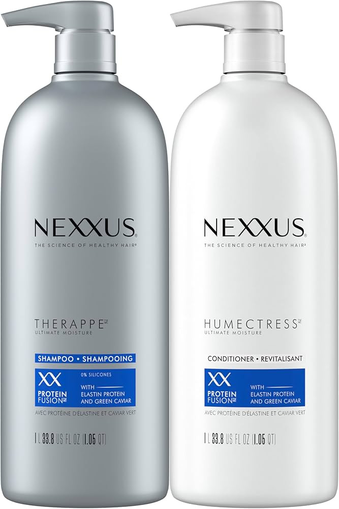 Nexxus Shampoo and Conditioner 2 Count Therappe Humectress for Dry Hair Silicone-Free, Moisturizi... | Amazon (US)