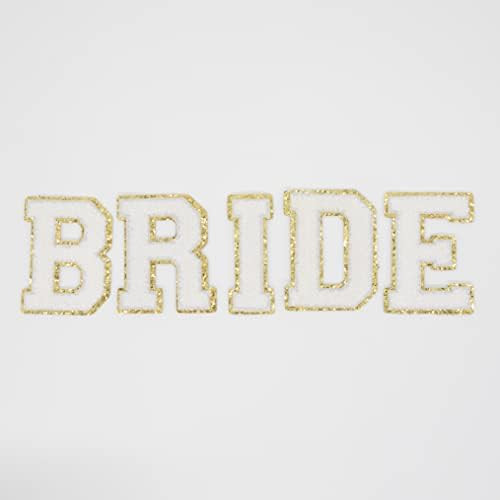 Phlox Collective Iron On Letters for Clothing, Sew Iron On Glitter Chenille Patches, Embroidered Gli | Amazon (US)