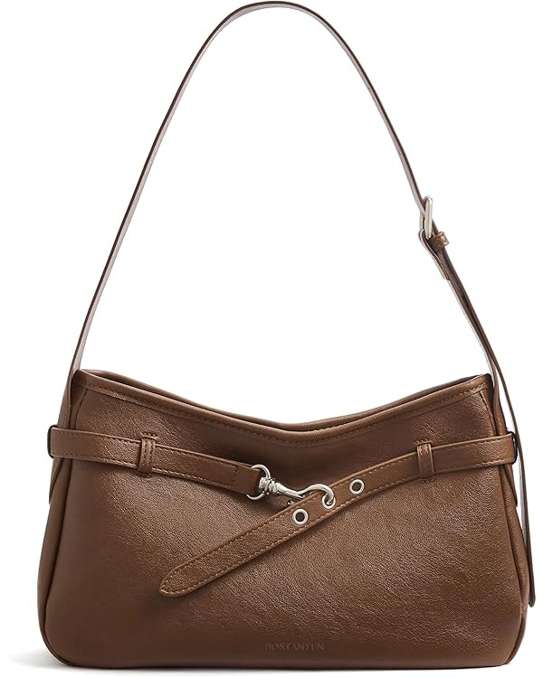 BOSTANTEN Shoulder Bag for Women, Vegan Leather Hobo Bag, Trendy Handbags Designer Fall Purses wi... | Amazon (US)