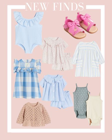H&M new arrivals. Baby girl outfits. Baby girl clothes. Toddler outfits 

#LTKbaby #LTKunder50 #LTKstyletip