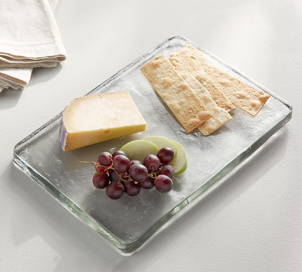 Slab Glass Cheese Board | Pottery Barn (US)