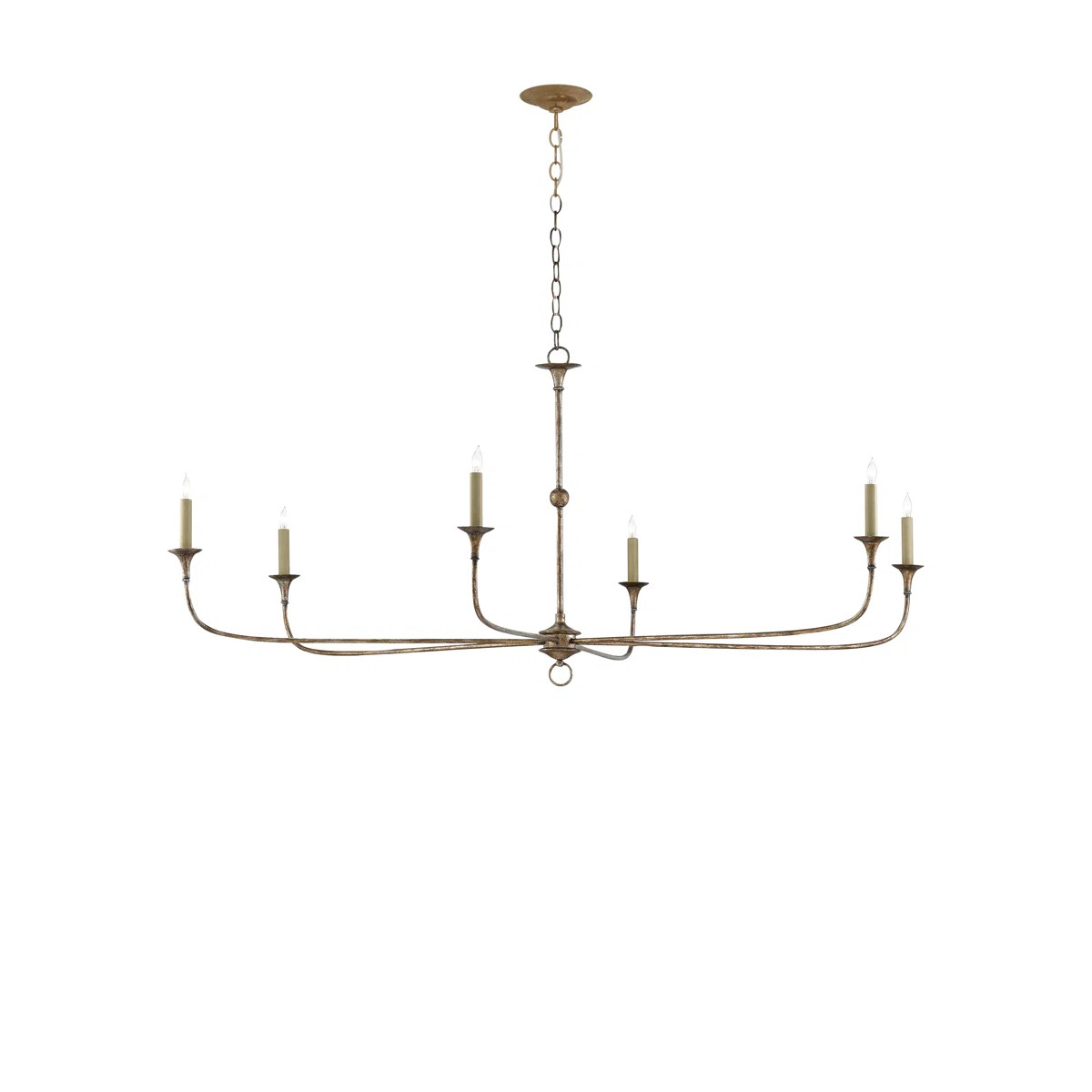 Currey & Company Nottaway 6 - Light Candle Style Classic/Traditional Chandelier & Reviews | Perig... | Perigold