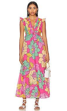 Banjanan Constance Dress in Peach from Revolve.com | Revolve Clothing (Global)