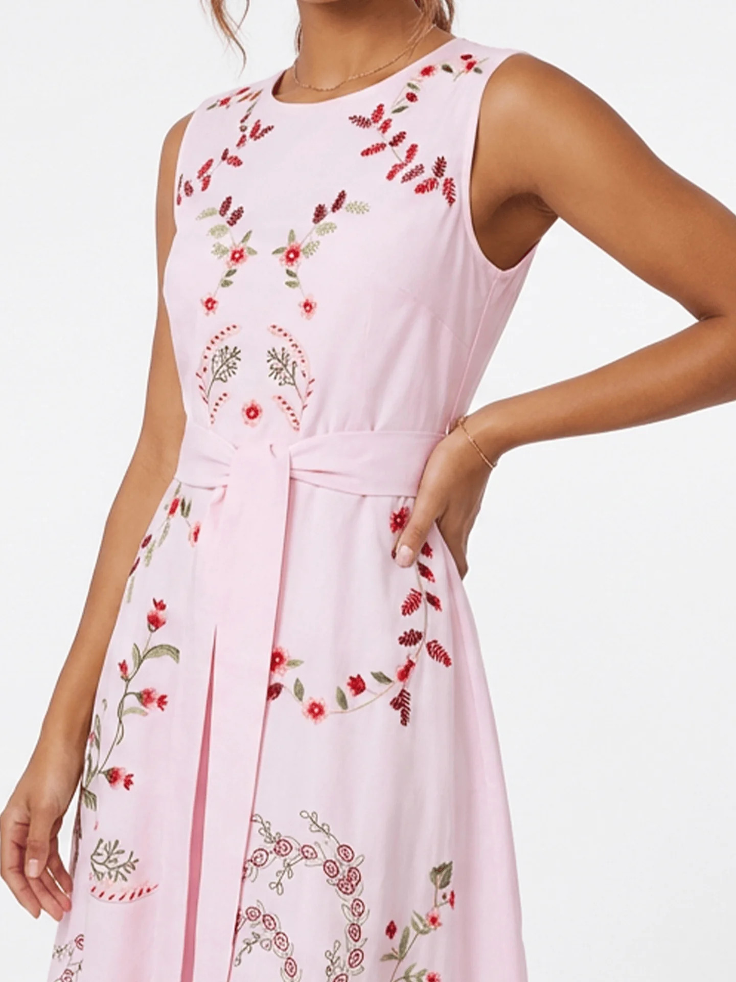 The Zaira Dress in Venus Pink | Beau & Ro
