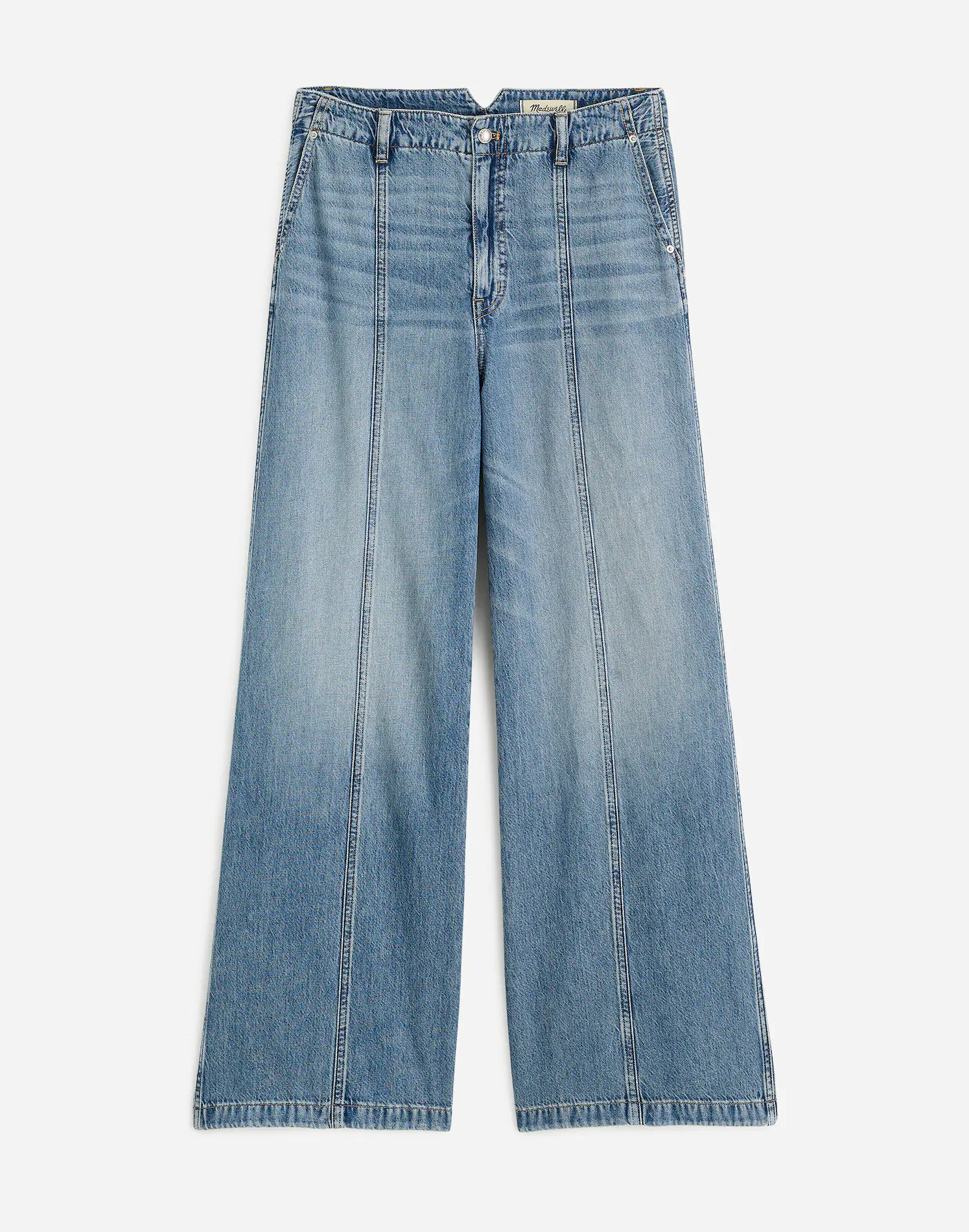Wide-Sweep Trousers in Robertson Wash: Airy Denim Edition | Madewell