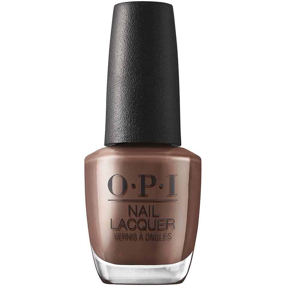 OPI Nail Lacquer Nail Polish | Opaque Dark Brown Crème Chip Resistant Nail Polish | Vegan, Fast ... | Amazon (US)