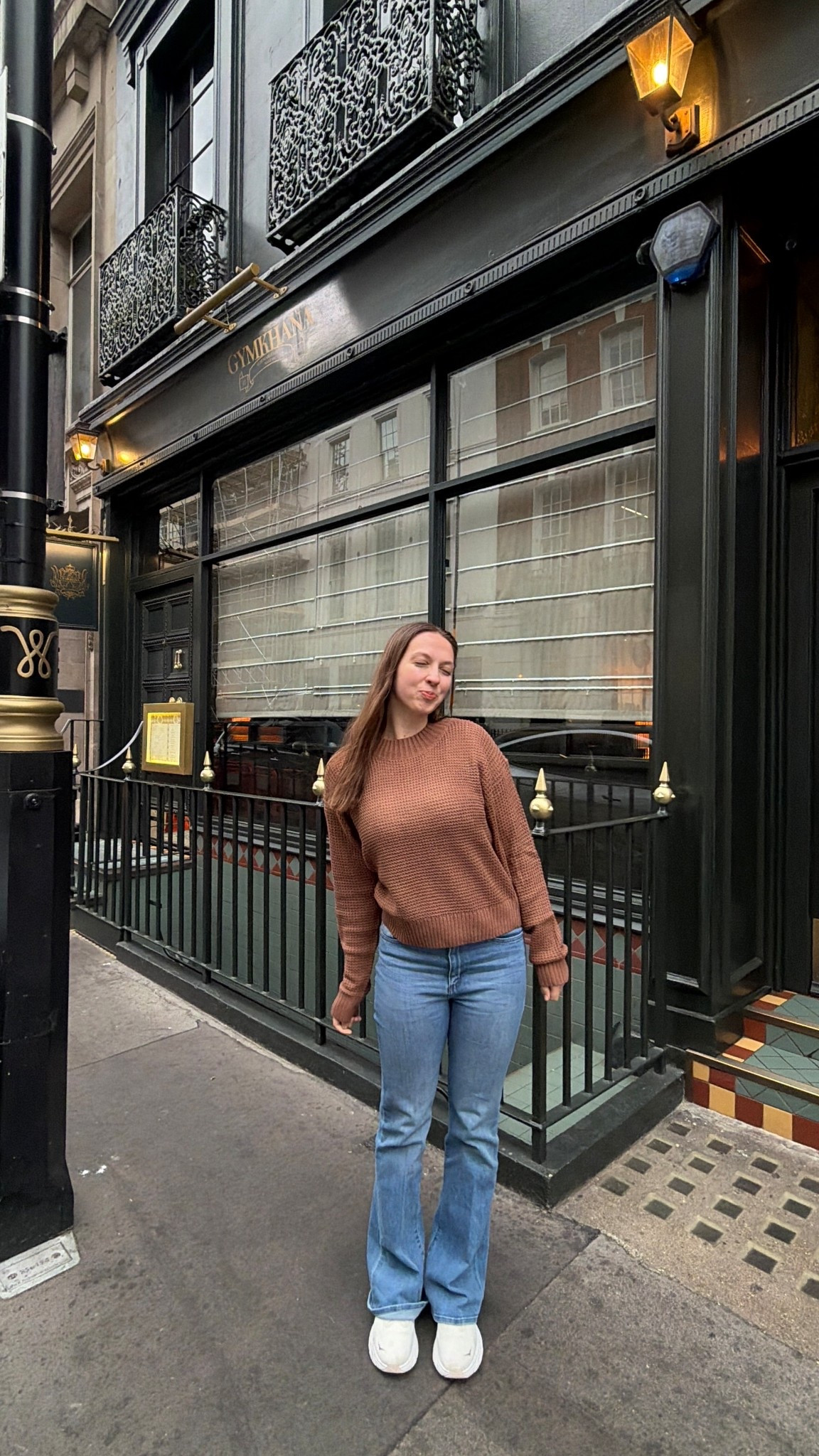 my day 1 London ootd for a chilly fall day in the city🤍🇬🇧 a cute fall sweater for a day of site seeing in London, a little casual cute fit🫶🏻

#LTKFindsUnder100 #LTKSeasonal #LTKTravel