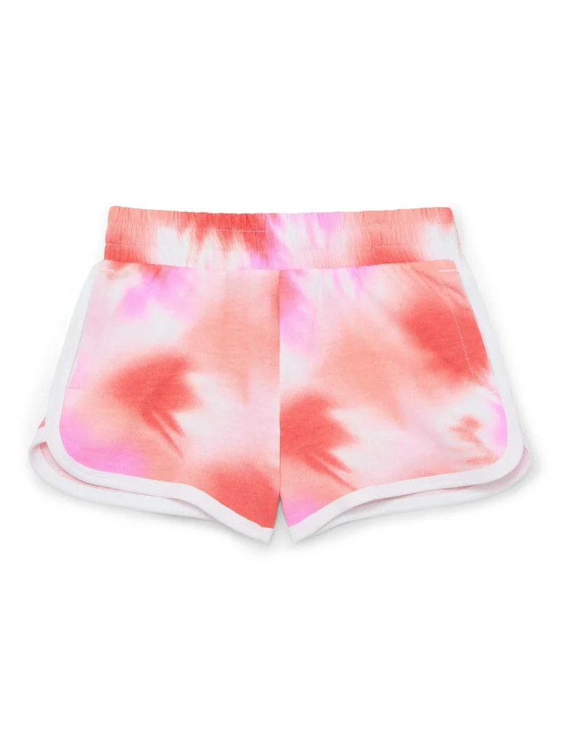 Wonder Nation Girls Dolphin Hem Shorts, Sizes 4-18 & Plus | Walmart (US)