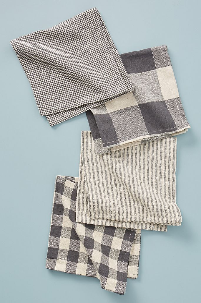 Amber Lewis for Anthropologie Grayston Napkins, Set of 4 | Anthropologie (US)