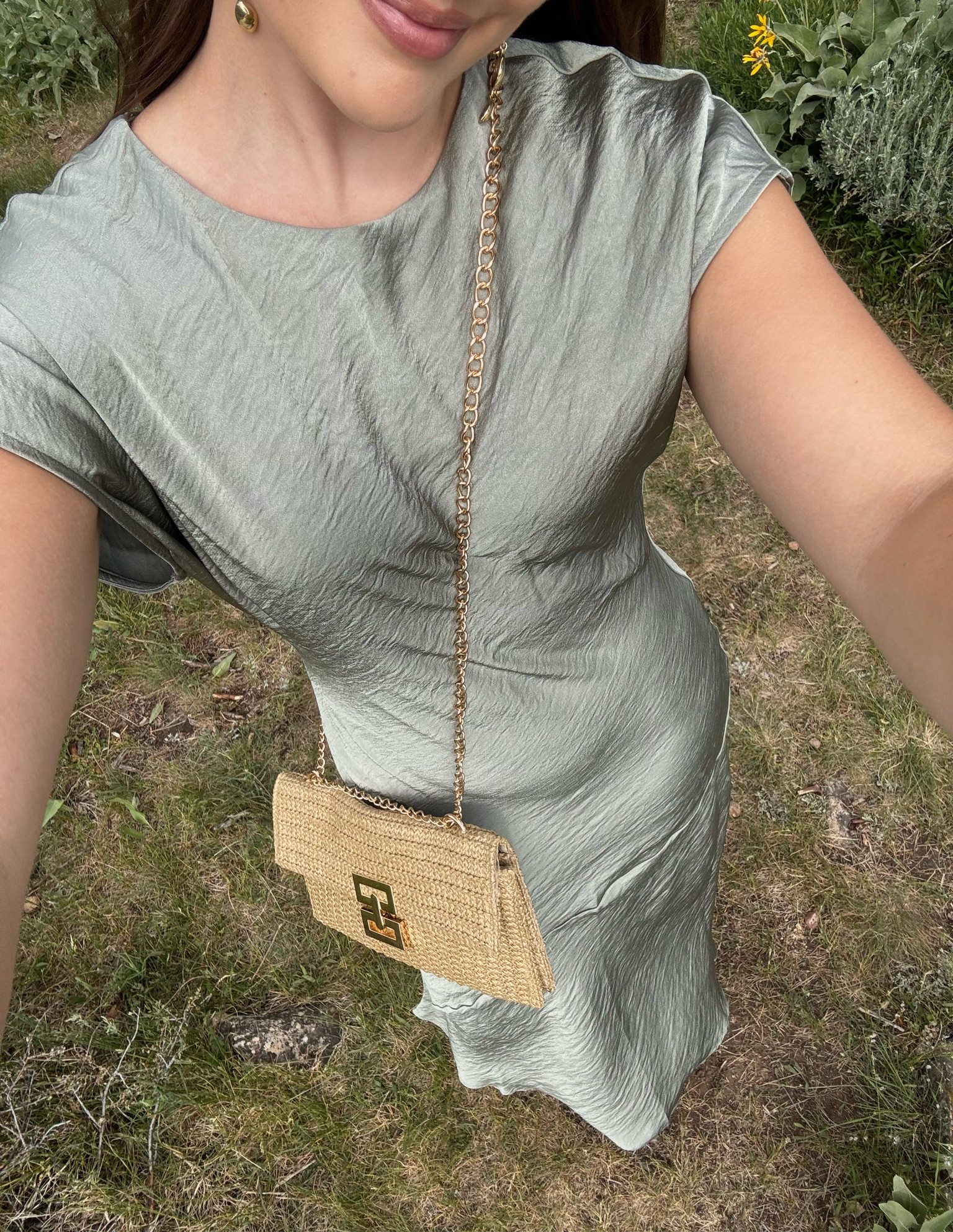 Summer wedding guest dress🤍 Wearing size petite small 

#LTKSummerSales #LTKFindsUnder100 #LTKWedding