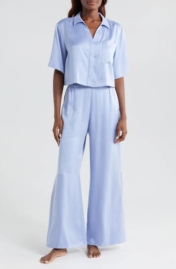 High Waist Washable Silk Pajamas | Nordstrom