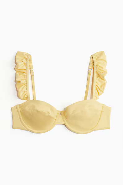 H & M - Non-padded Bikini Top - Yellow | H&M (US + CA)