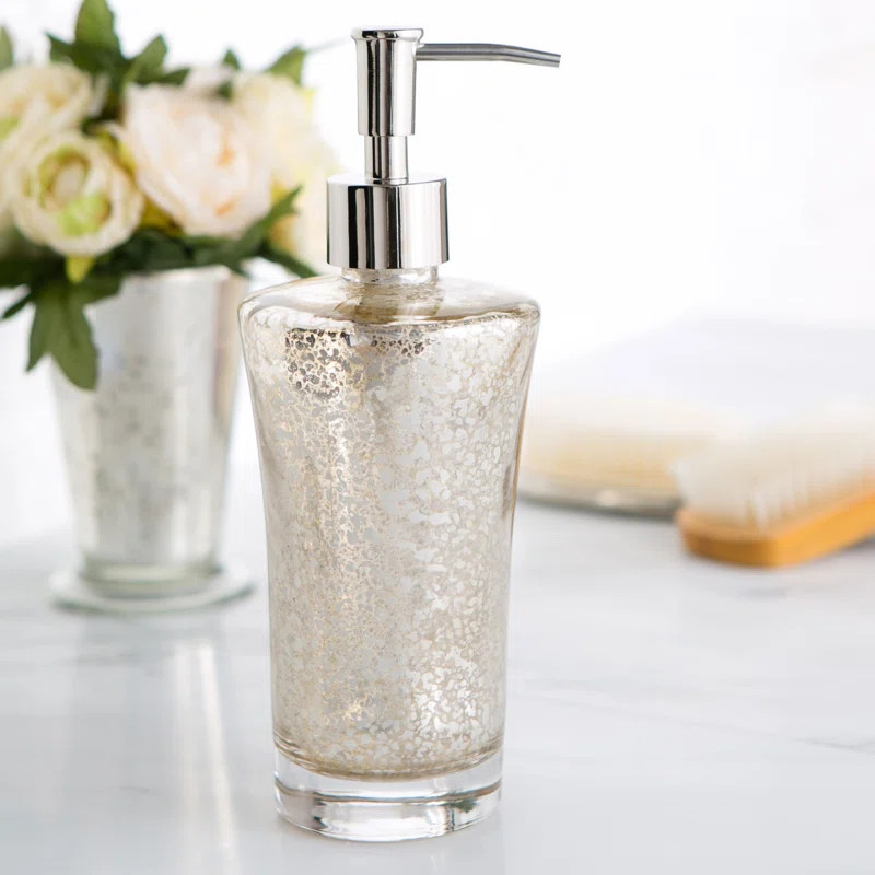 Stoutland Mercury Glass Lotion Dispenser | Wayfair North America
