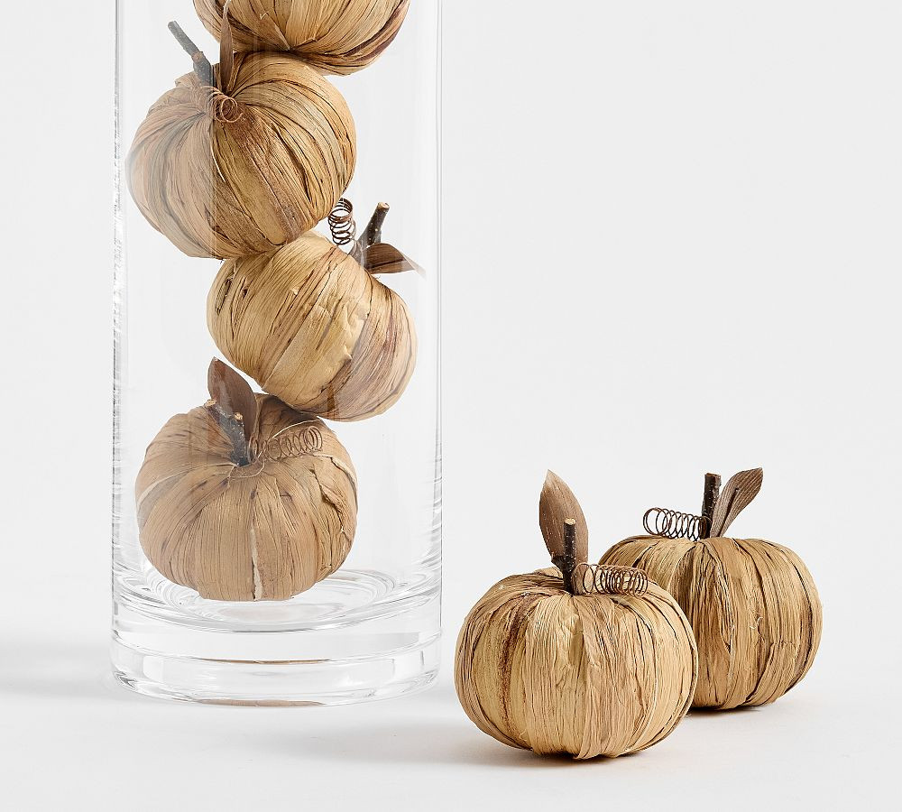 Woven Pumpkin Vase Filler | Pottery Barn (US)